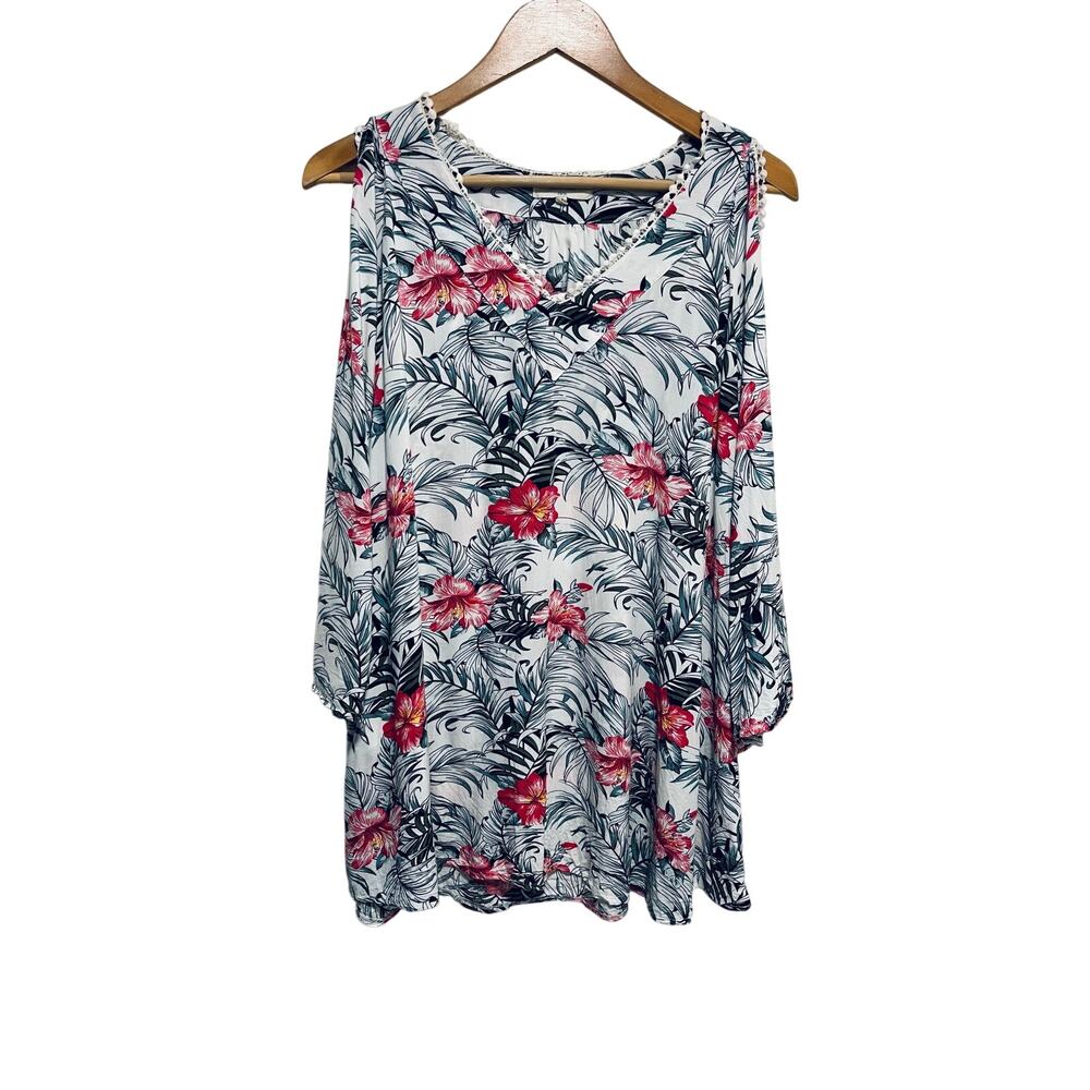 Solitaire beach top/coverup